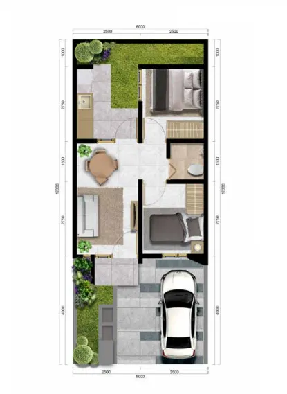 Floor plan for Aude-W