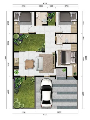 Floor plan for Burgundy