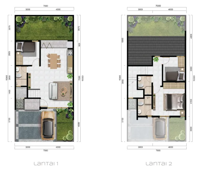 Floor plan for Champagne