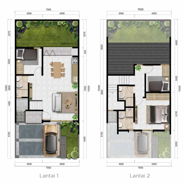 Floor plan for Champagne-W