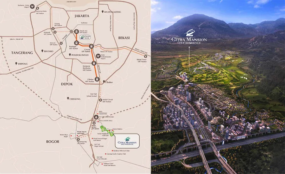 Masterplan Citra Mansion Golf Residence