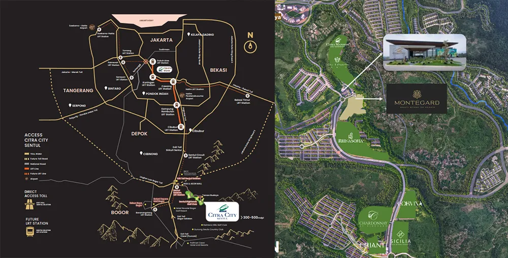 Masterplan Montegard Citra City Sentul