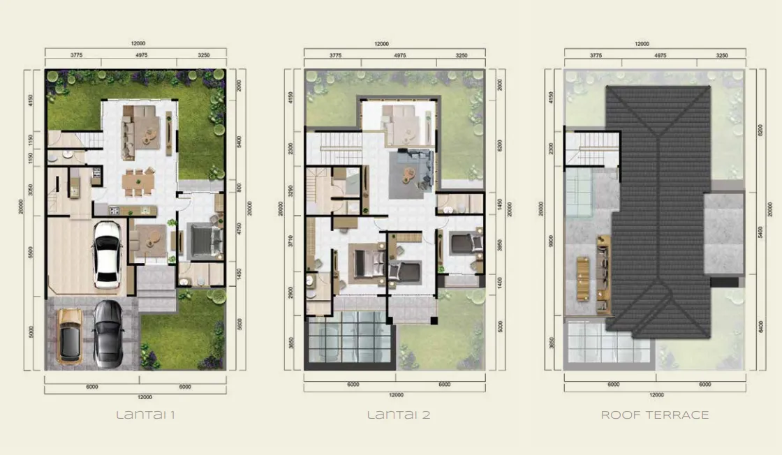 Floor plan for Modern Grandeur