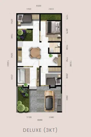 Floor plan for Sicilia 6 Deluxe