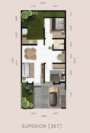 Floor plan for Sicilia 6 Superior