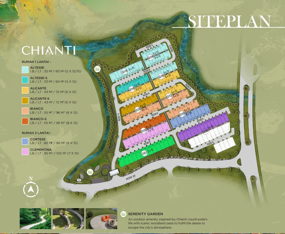 Siteplan Chianti Residence